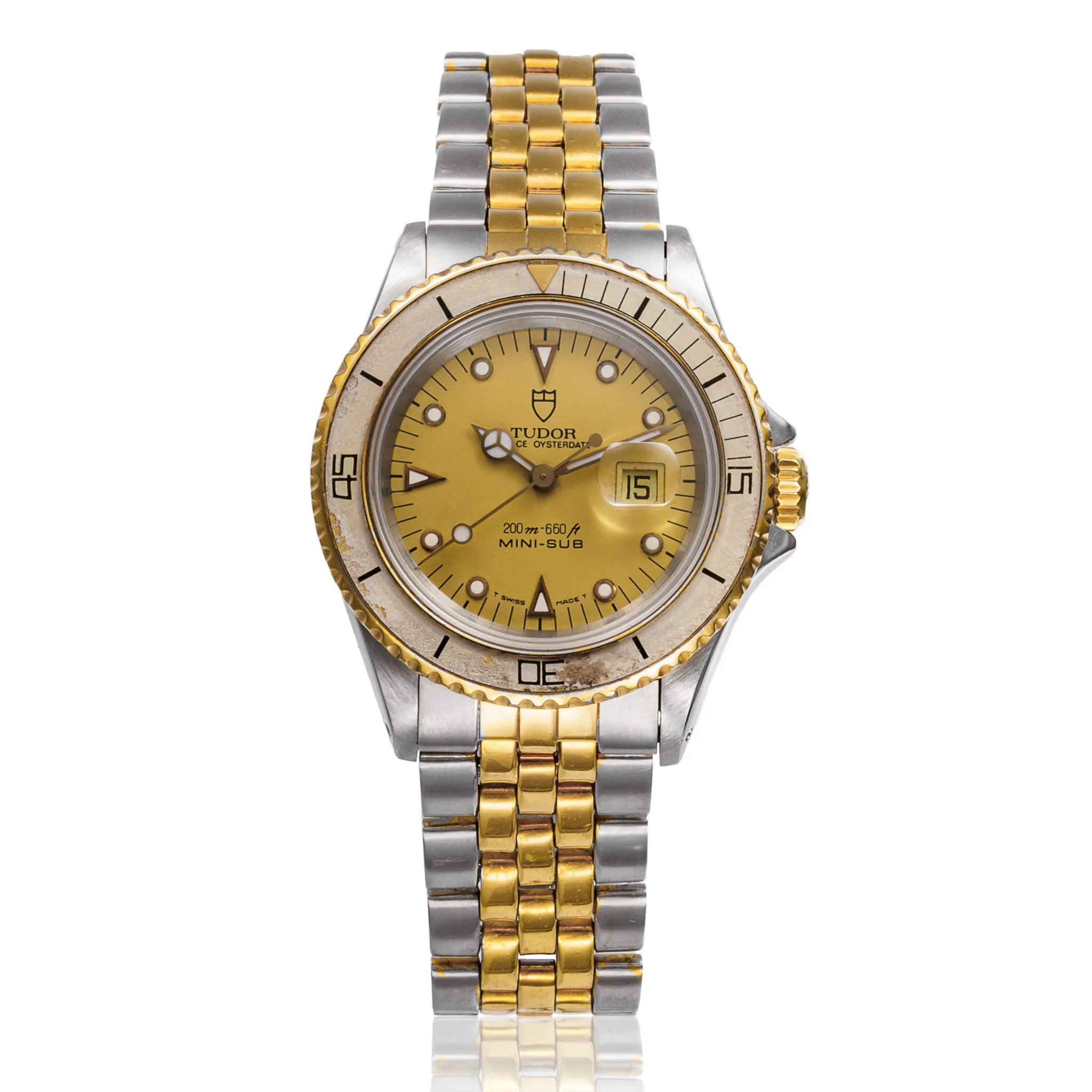 Tudor Submariner 94401 33mm Yellow gold Champagne