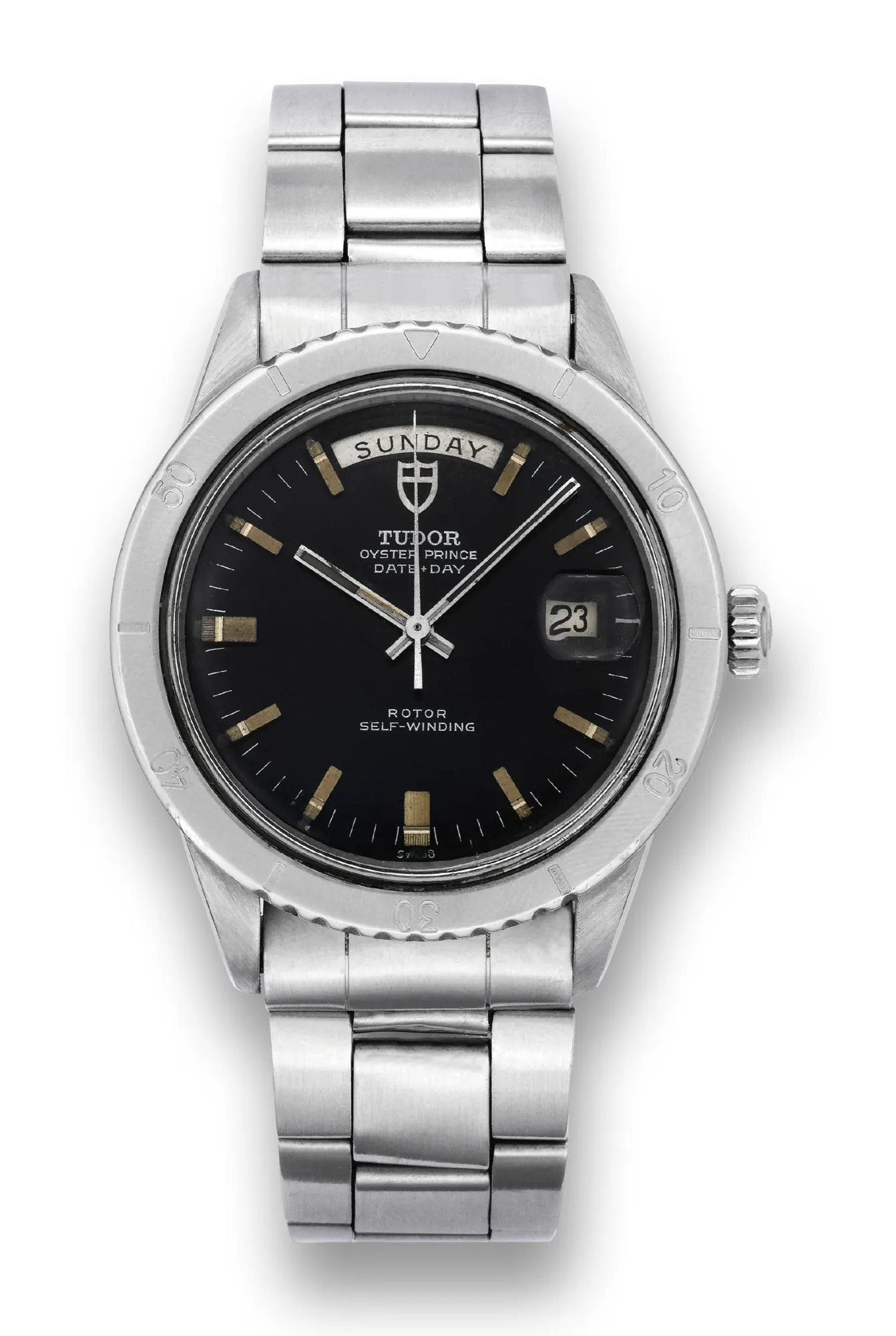 Tudor Prince 7020/0 40mm Stainless steel Black