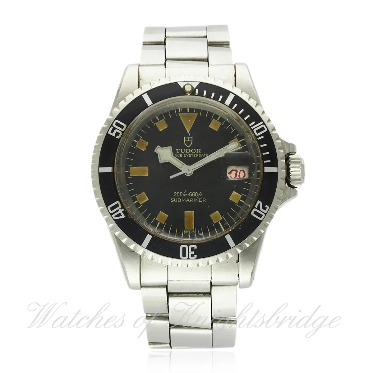 Tudor Submariner 7021/0 39.5mm Stainless steel Matt black