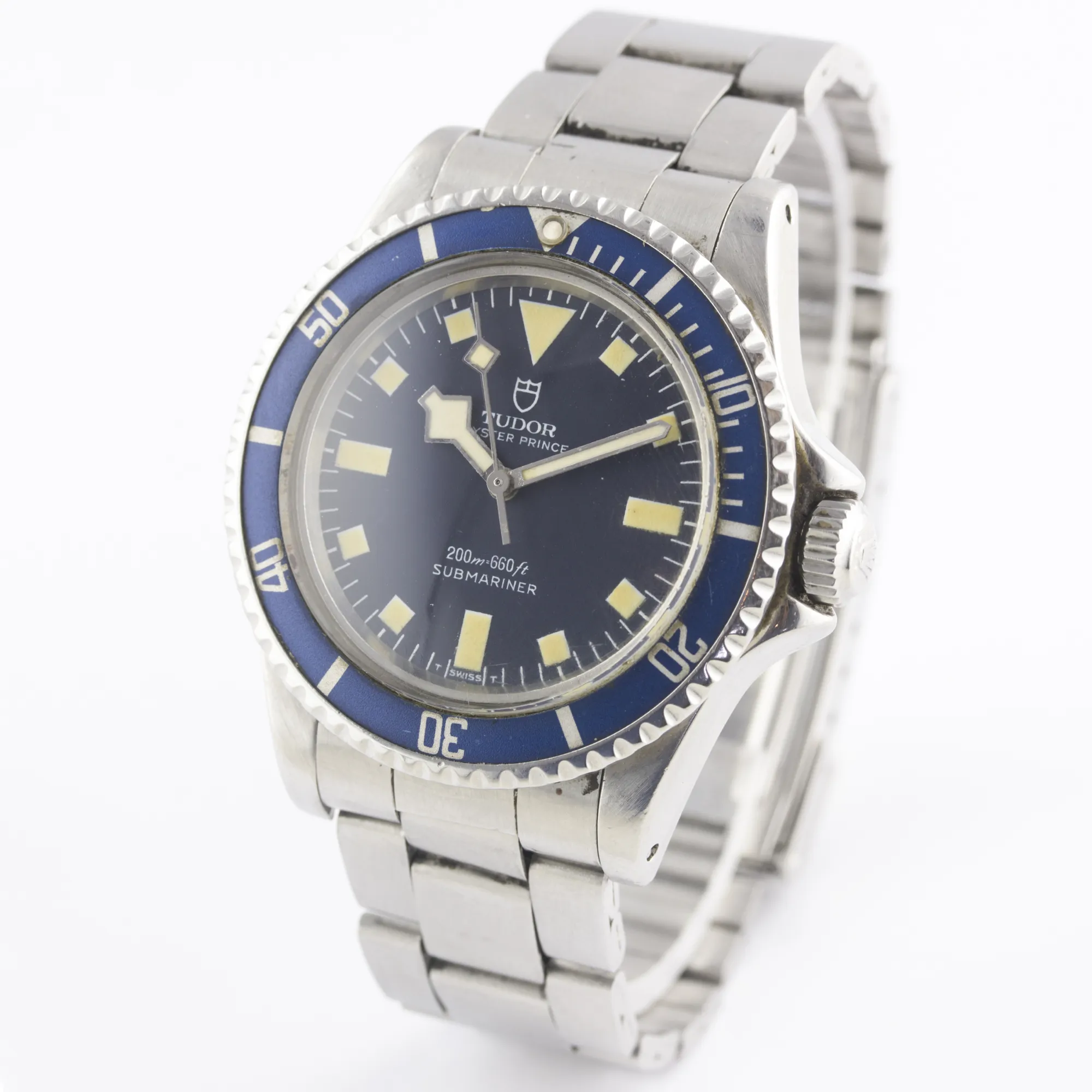 Tudor Oyster Prince Submariner "Snowflake" 94010 40mm Stainless steel Blue 3