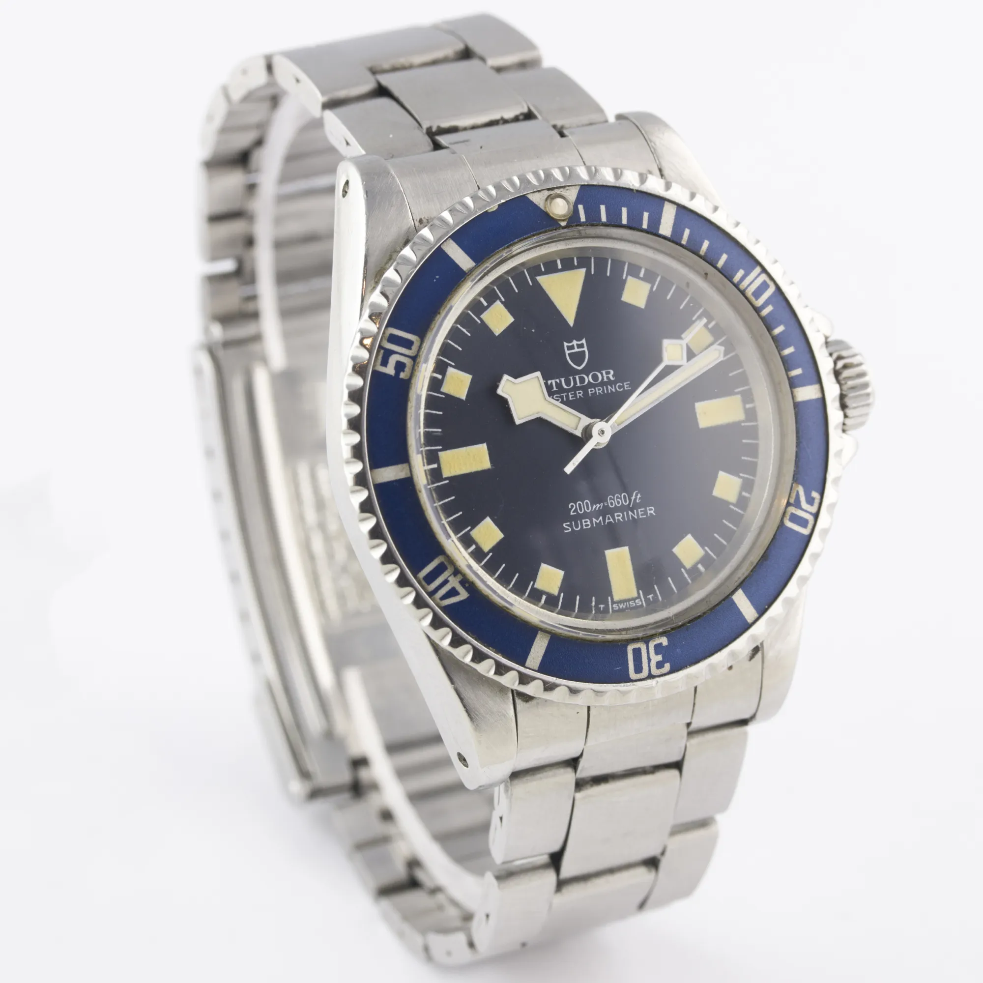 Tudor Oyster Prince Submariner "Snowflake" 94010 40mm Stainless steel Blue 4