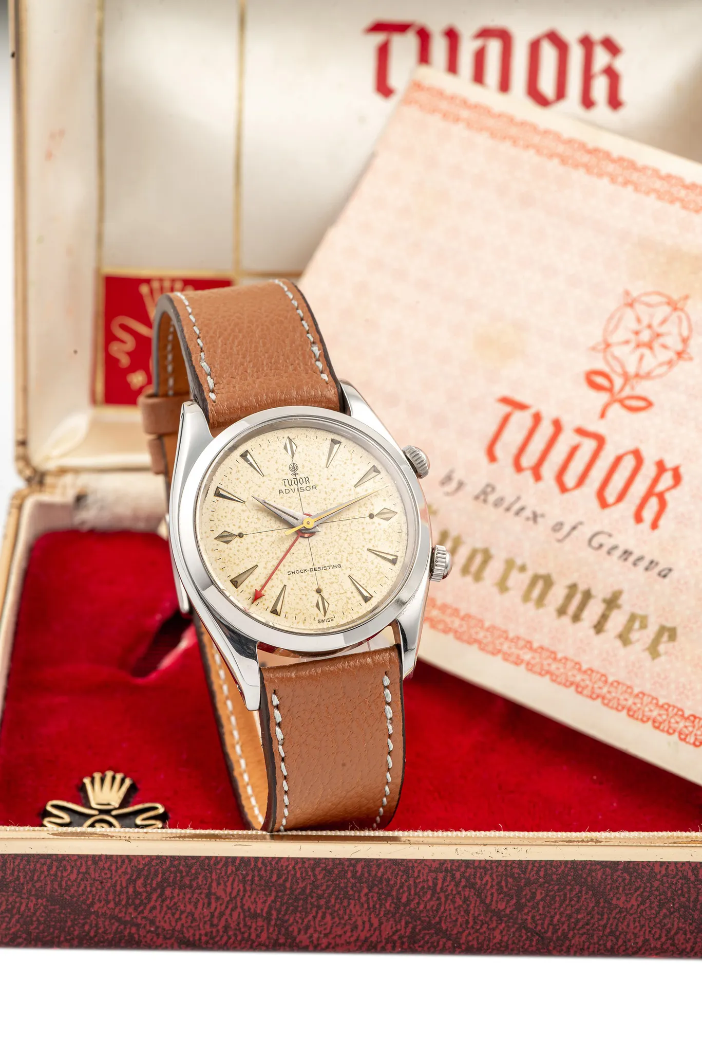 Tudor Advisor 7926 34mm Stainless steel Cream