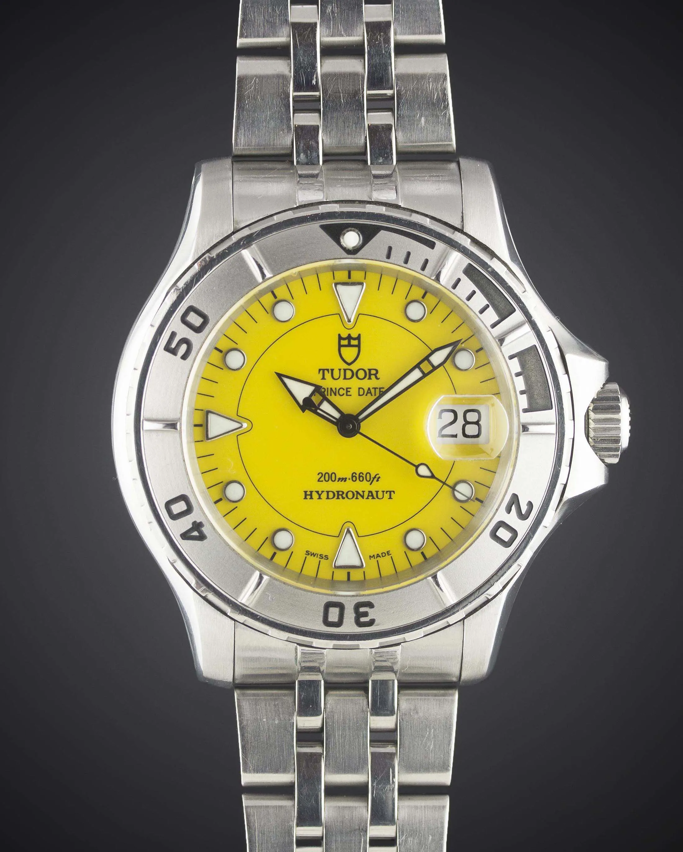 Tudor Prince Date 89190 41mm Stainless steel Yellow