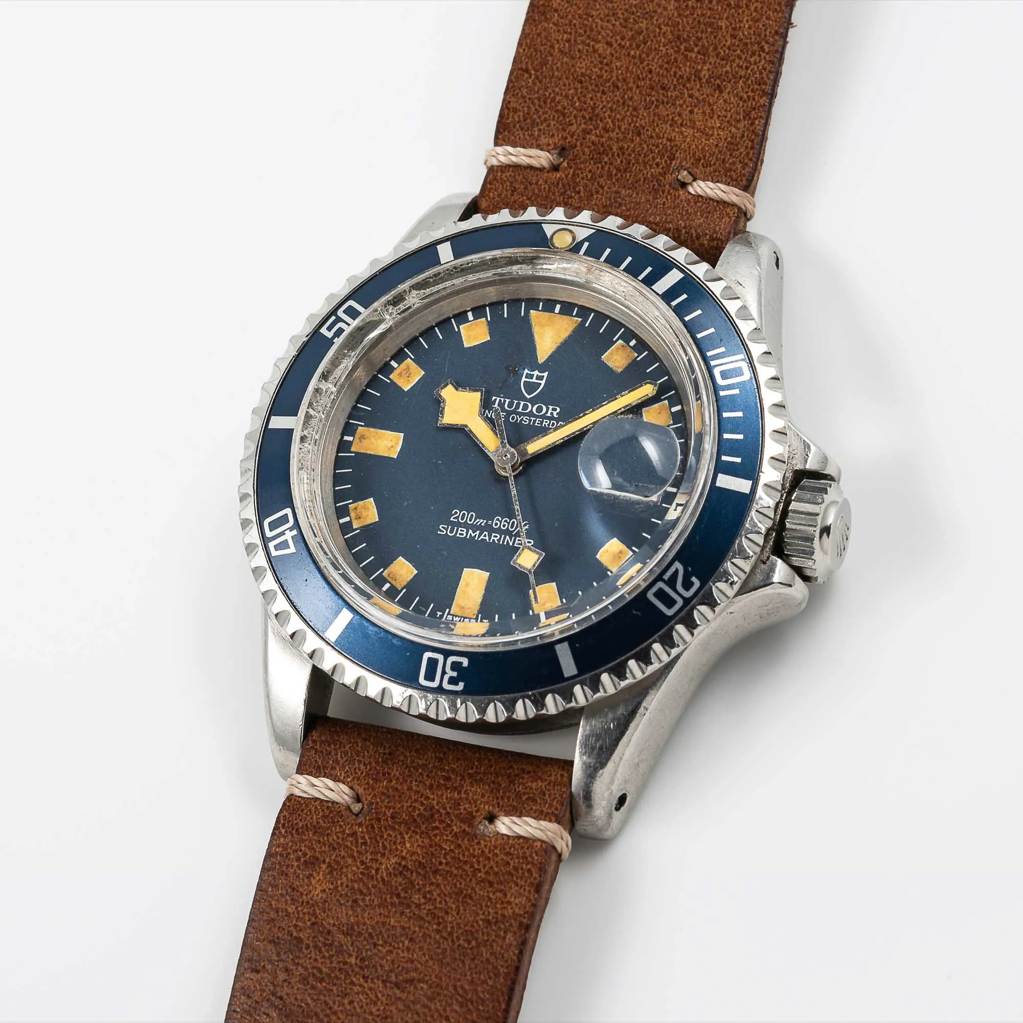 Tudor 7021/0 40mm Stainless steel Blue