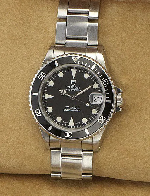 Tudor Submariner 75090 36mm Stainless steel Black