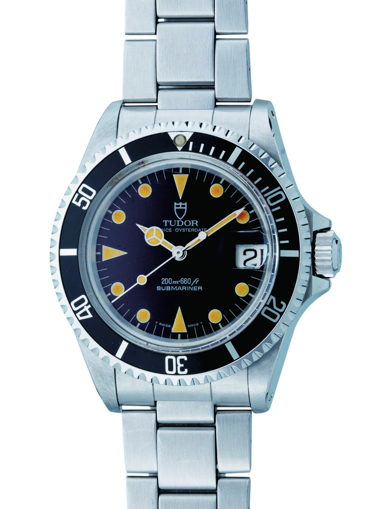 Tudor Submariner 79090 40mm Stainless steel Black