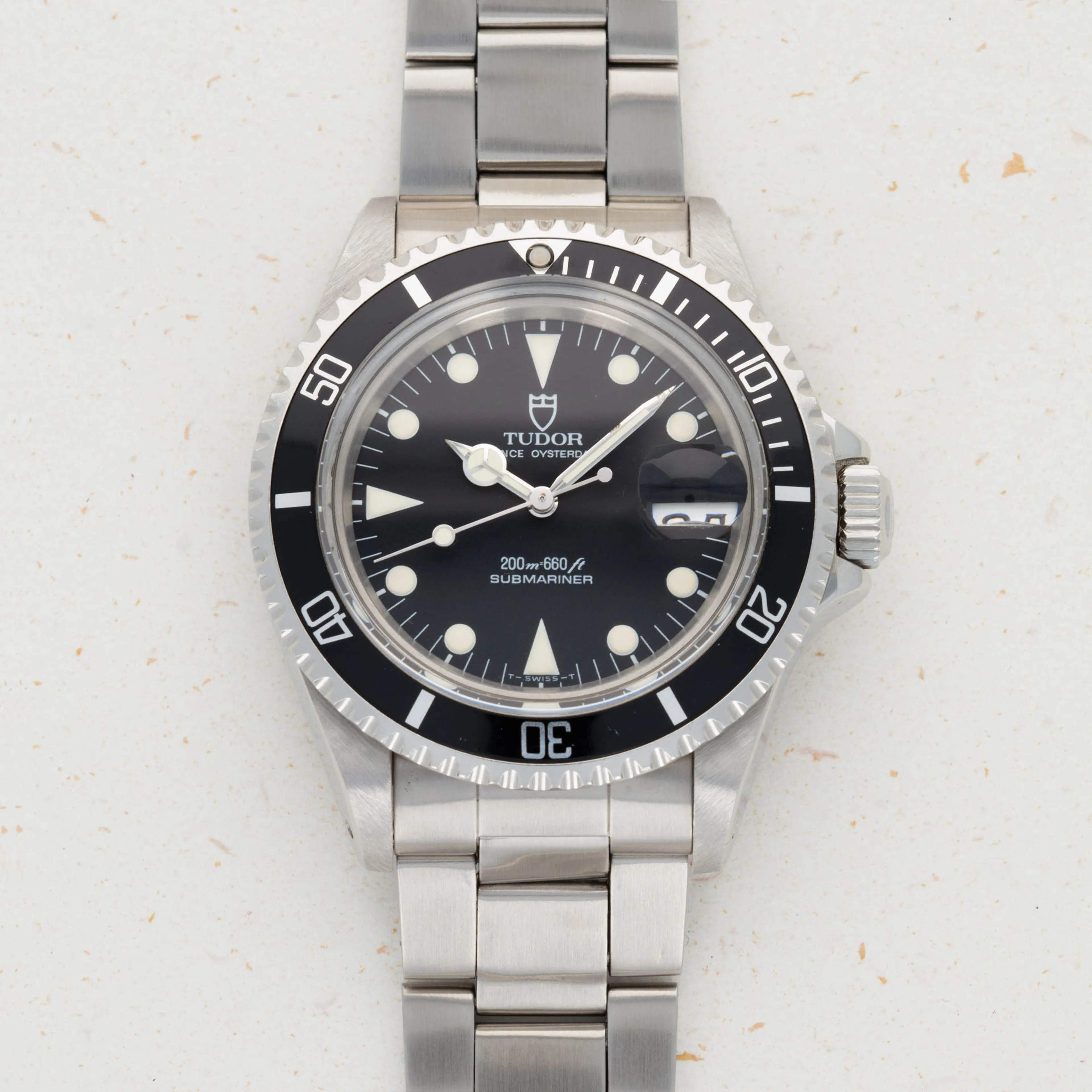 Tudor Submariner 79090 40mm Stainless steel Black