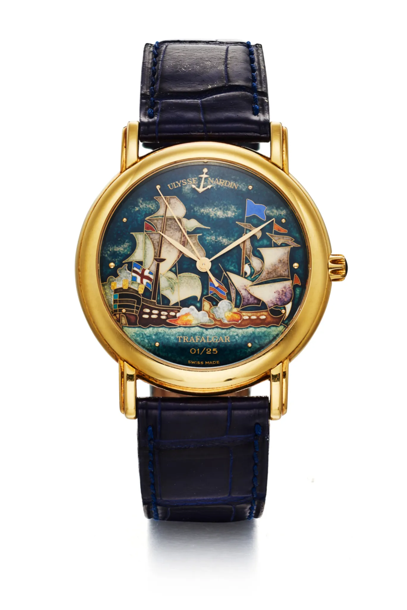 Ulysse Nardin San Marco Trafalgar 131-77-9 37mm Yellow gold Enamel