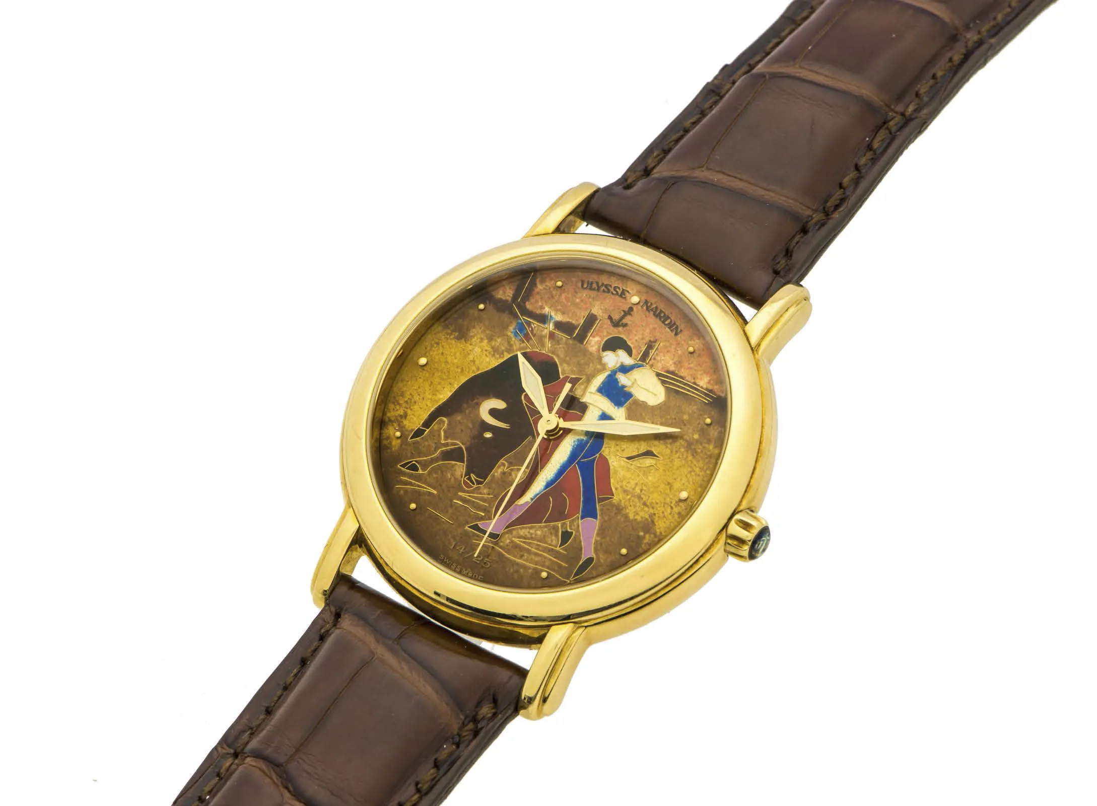 Ulysse Nardin San Marco 131-77-9 37mm Yellow gold Enamel