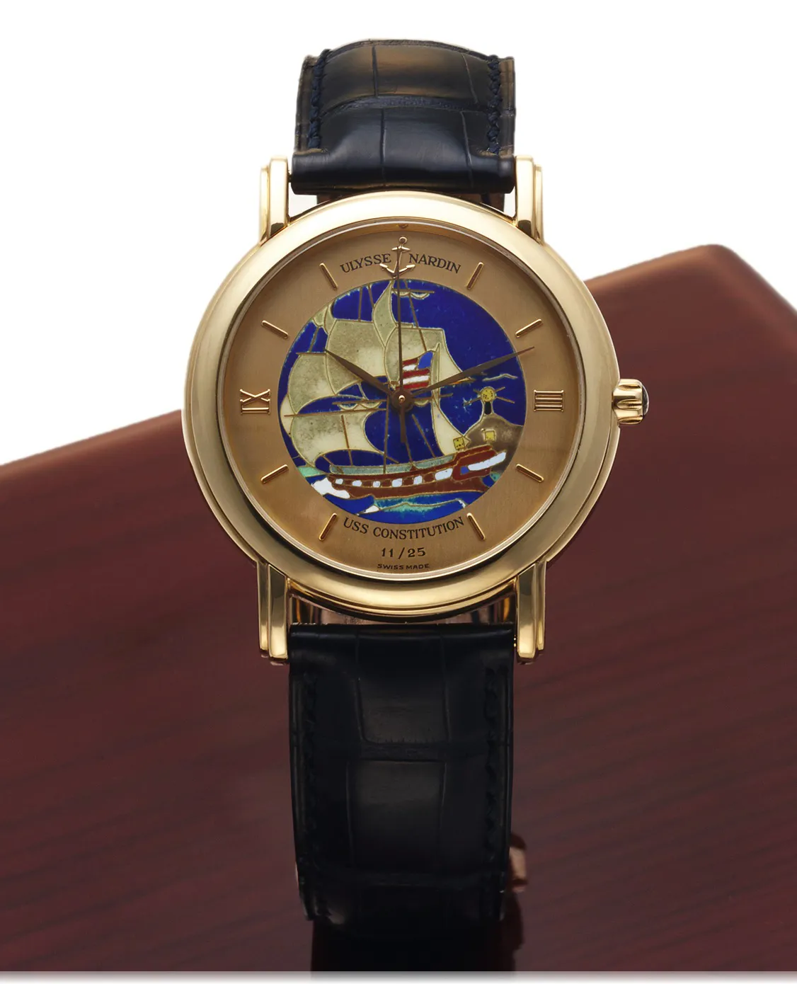 Ulysse Nardin San Marco 131-77-9 37mm Yellow gold Champagne