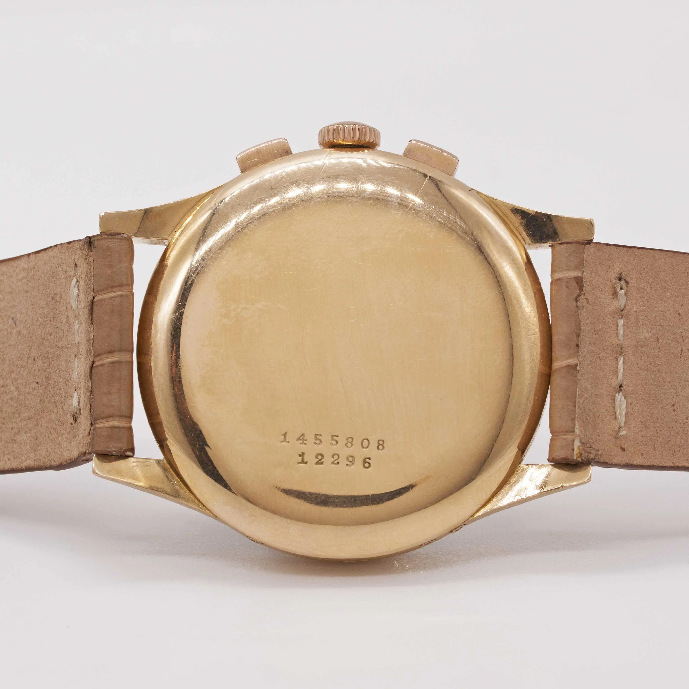 Universal Genève Compax 12296 38mm Rose gold Silver 6