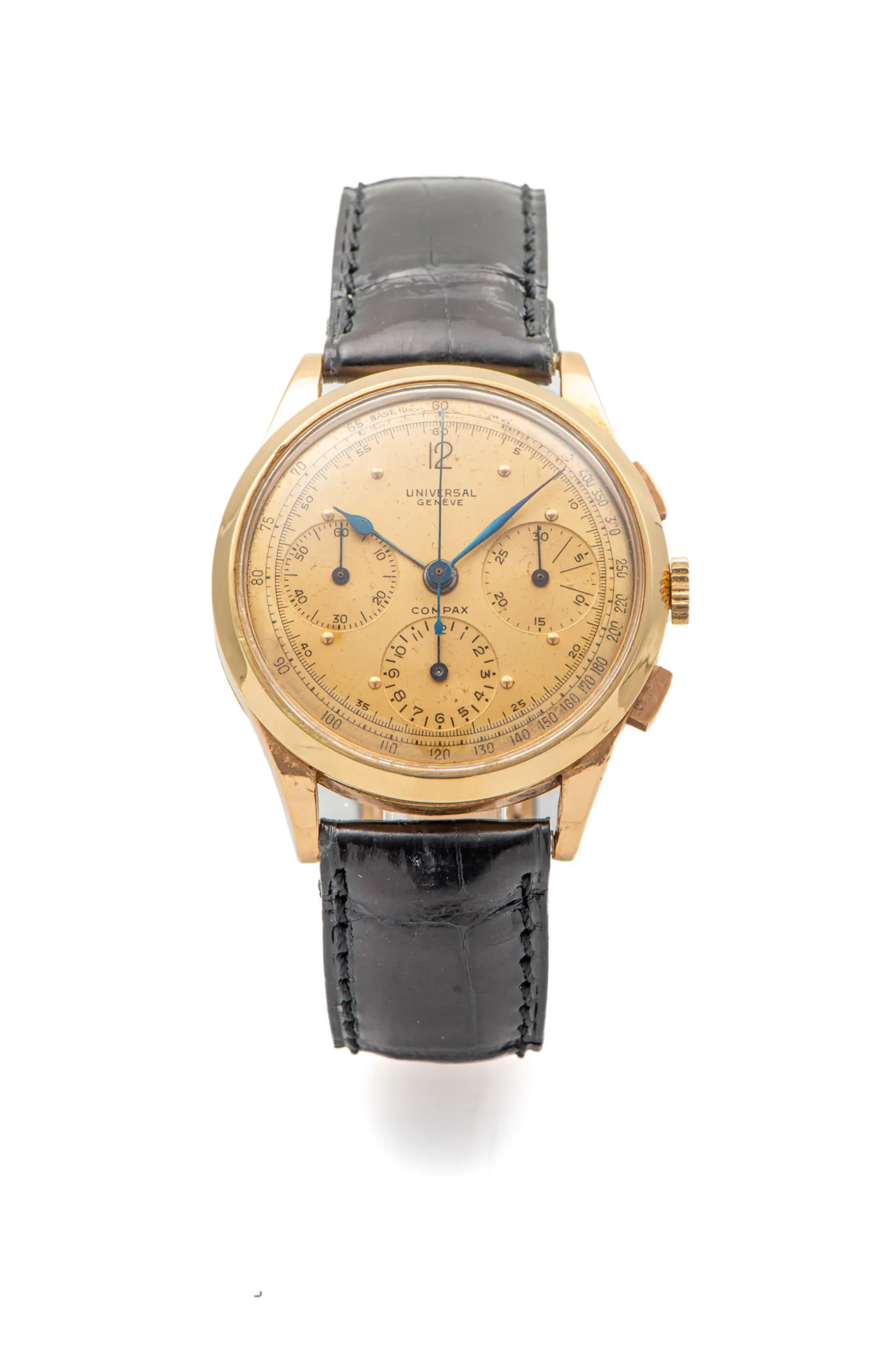 Universal Genève Compax 124103 38mm Yellow gold Yellow gold