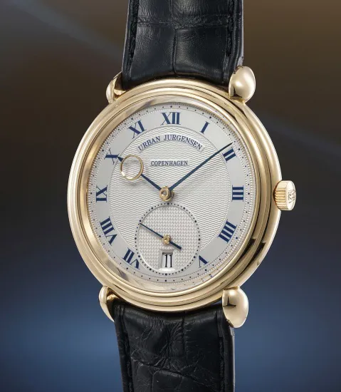 Urban Jürgensen Reference 8 37mm Yellow gold Guilloché