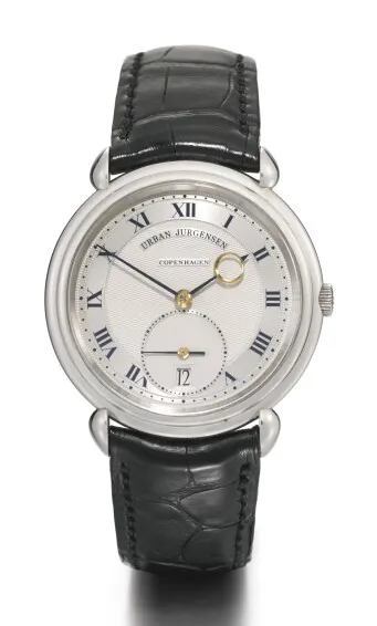 Urban Jürgensen 8 36.5mm Platinum Silver