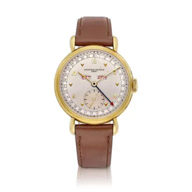 Vacheron Constantin Triple Calendar 4240 40mm Yellow gold Silver