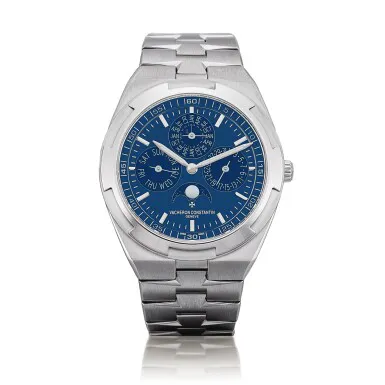 Vacheron Constantin Overseas 4300V/120G-B945 41.5mm White gold Blue