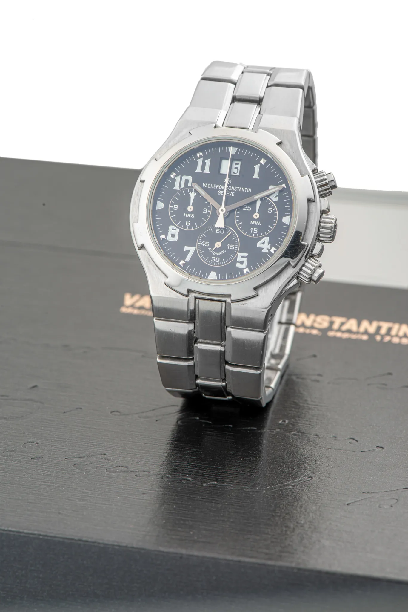 Vacheron Constantin Overseas Chronograph 49140 41mm Stainless steel Gray 2