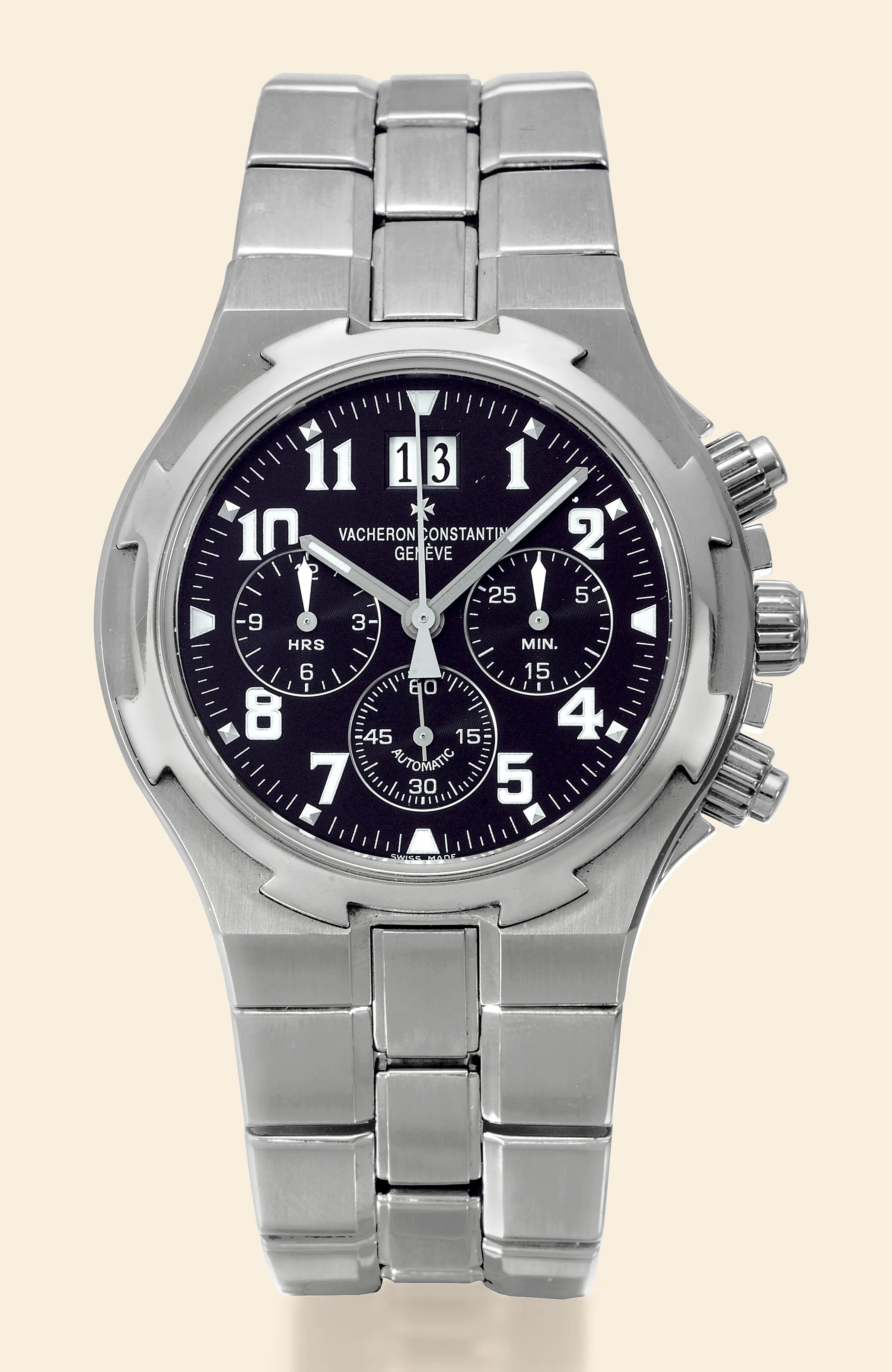 Vacheron Constantin Overseas Chronograph 49140 40mm Stainless steel Black