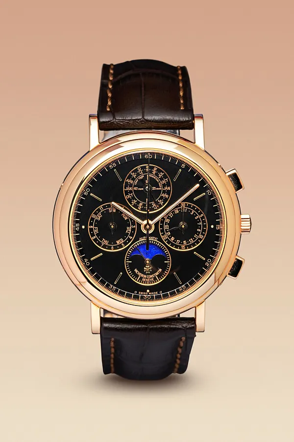 Vacheron Constantin 49005 38mm Rose gold Black