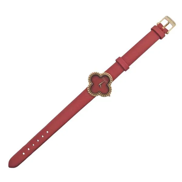 Van Cleef & Arpels Alhambra HH43562 26mm Rose gold Red