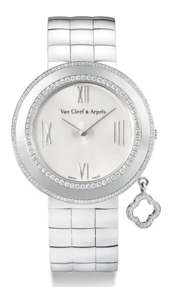 Van Cleef & Arpels Charms 38mm White gold Cream