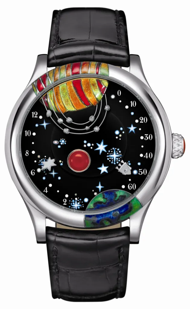 Van Cleef & Arpels Poetic Complications 42mm White gold Black