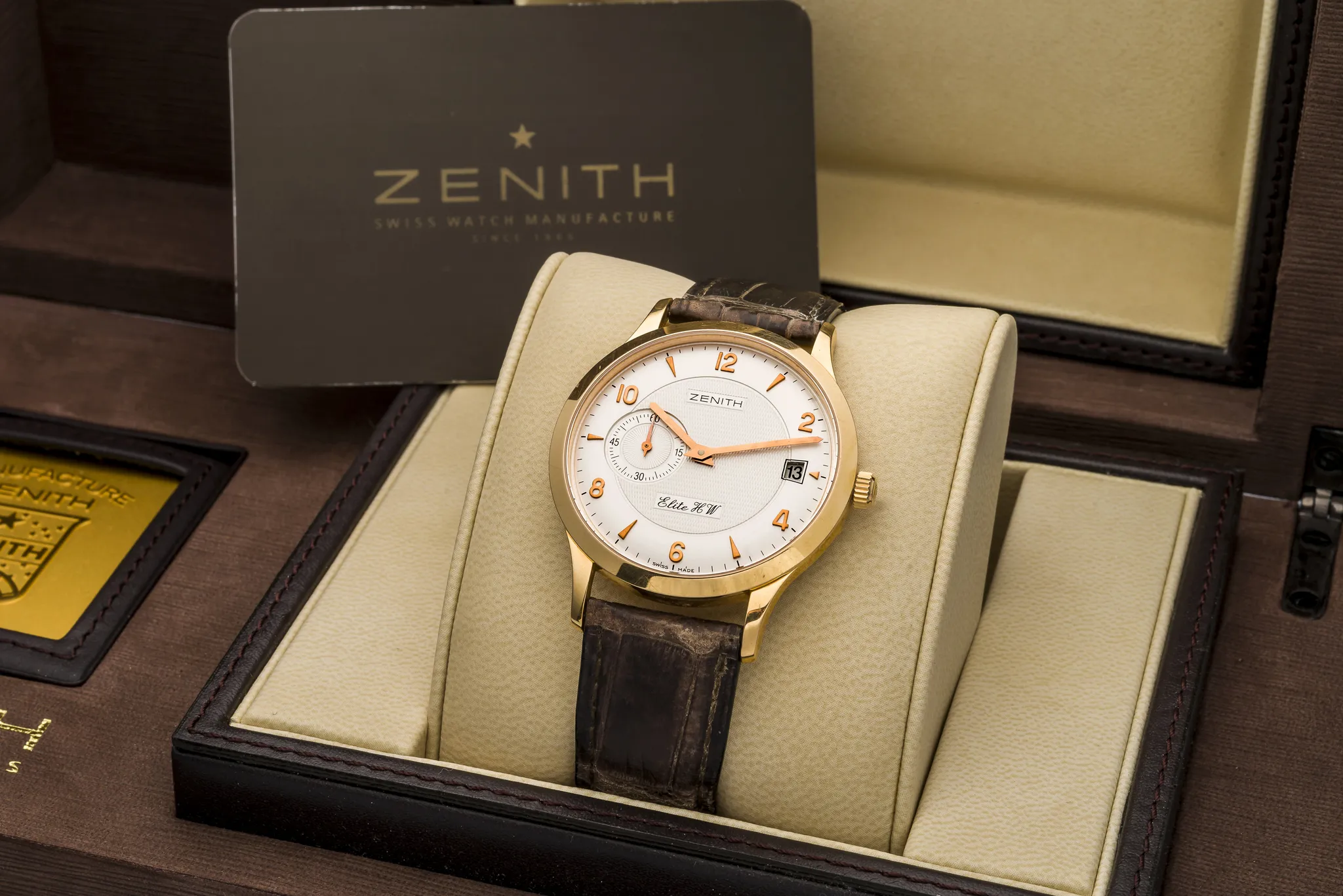 Zenith Elite 17 1125 650 37mm Rose gold White