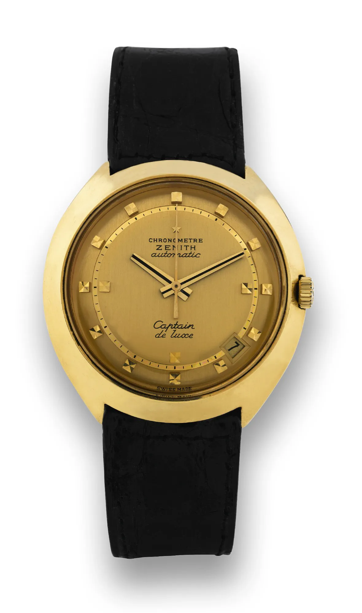 Zenith Captain 36mm Yellow gold Champagne