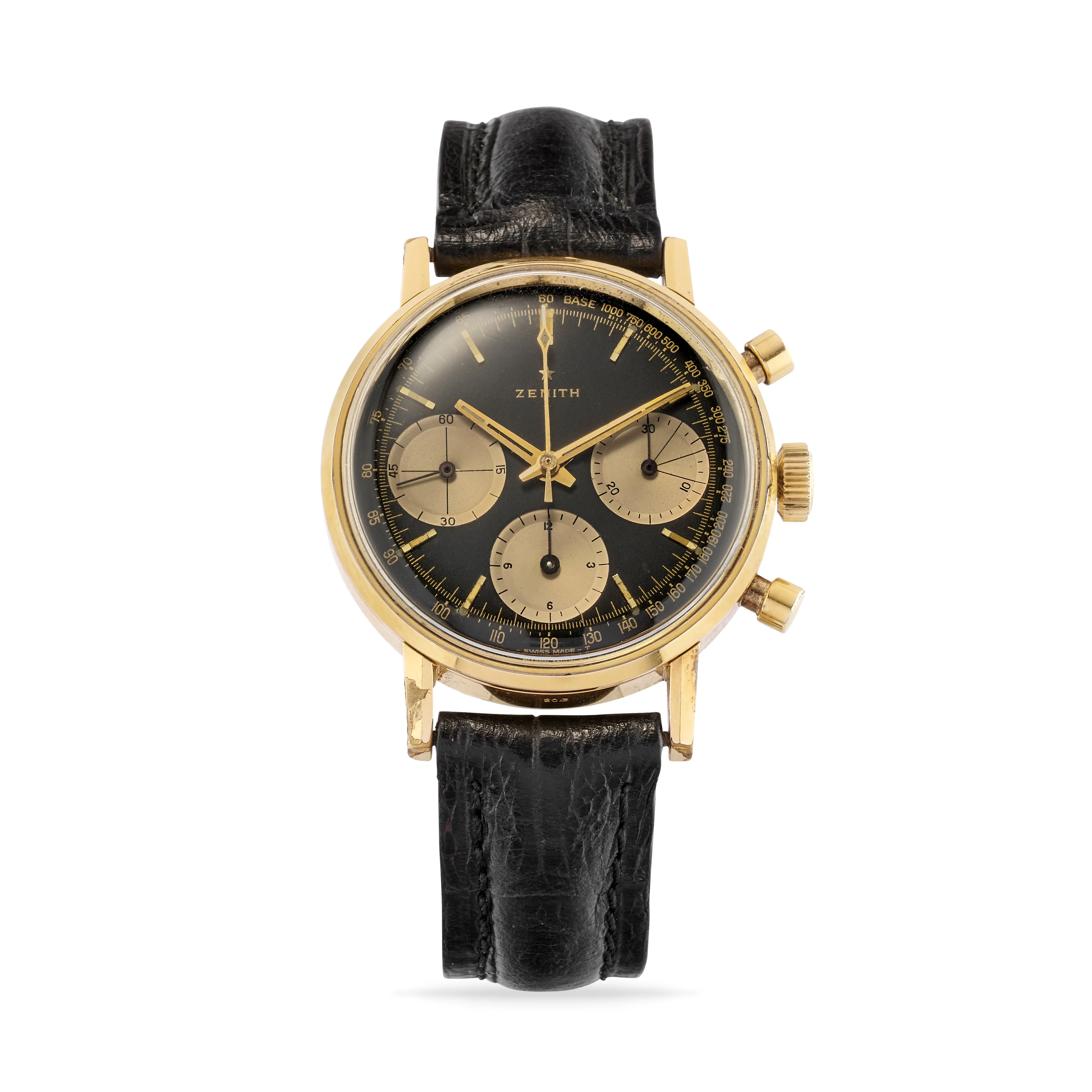 Zenith Chronograph 37mm Gold-plated Black