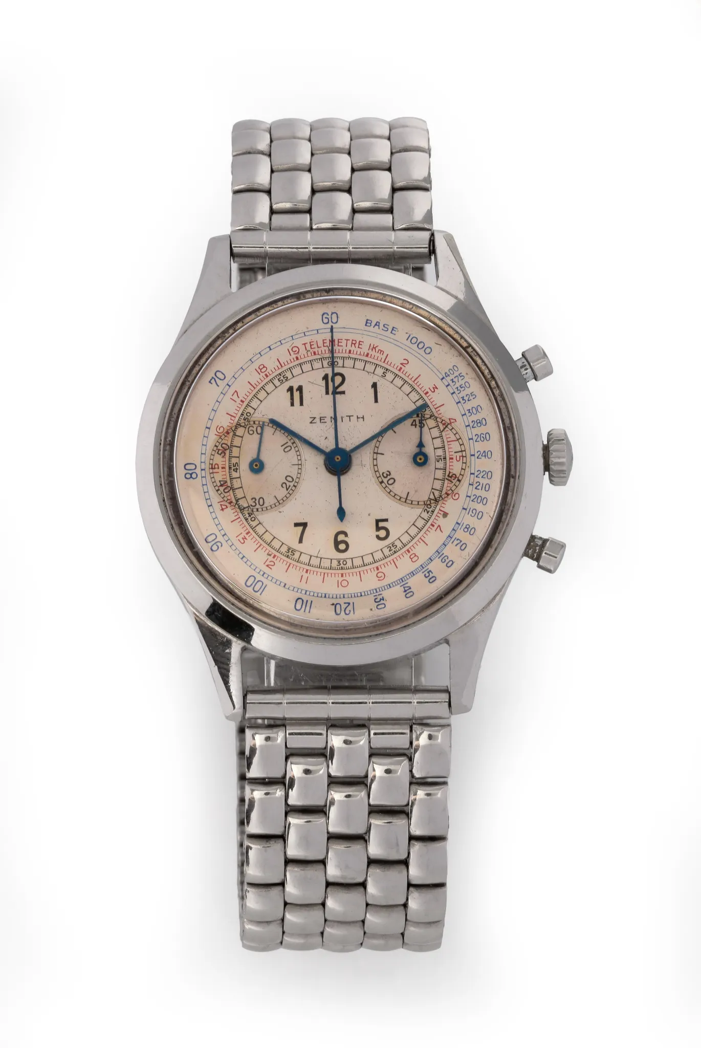 Zenith Chronograph 35mm Stainless steel Cream 1