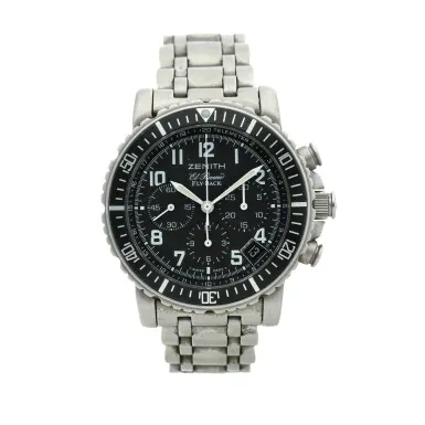 Zenith El Primero 01/02.0470.405 40mm Stainless steel Black