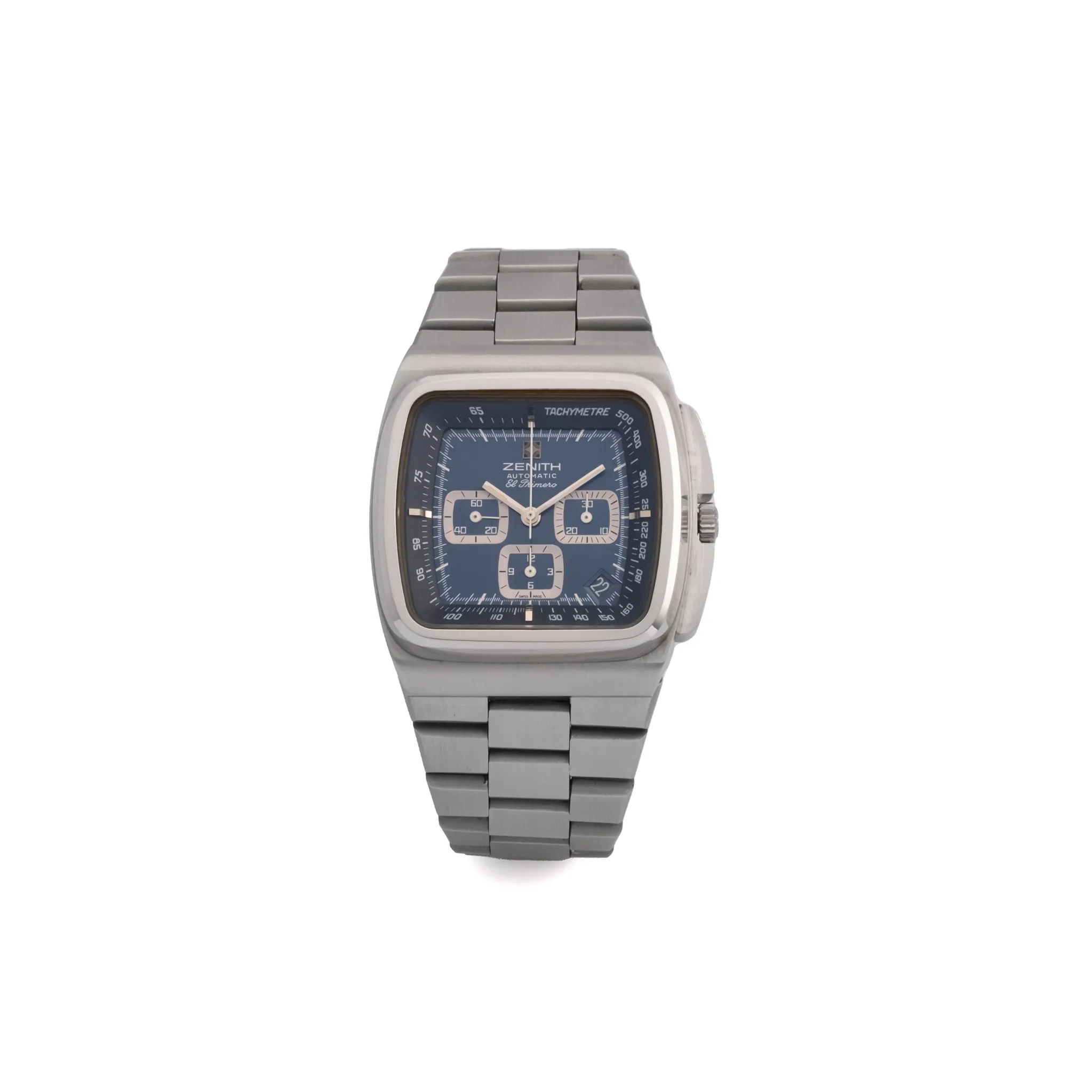 Zenith El Primero 01-0200-415 39.5mm Stainless steel Blue 1