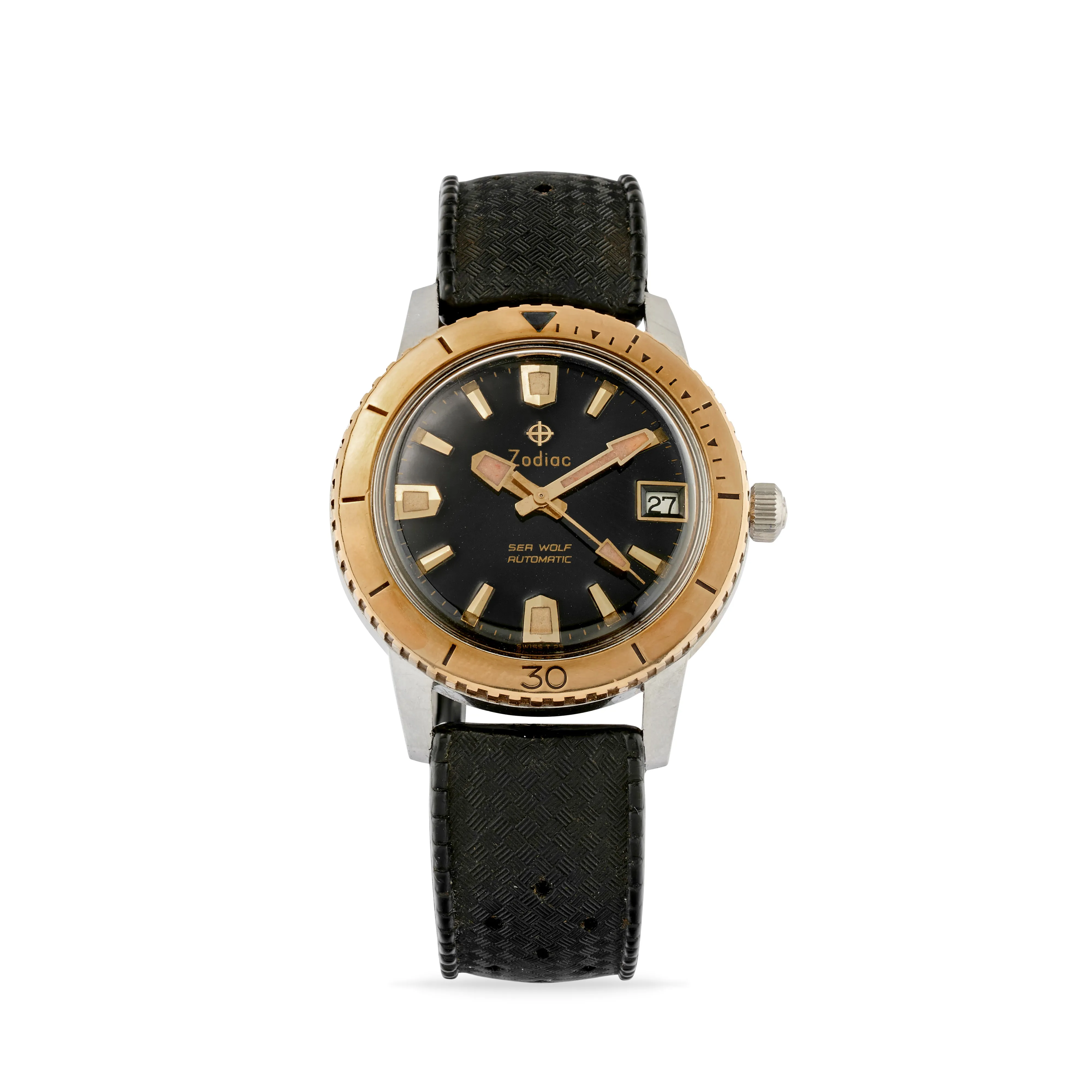 Zodiac Sea Wolf 35mm Stainless steel Black