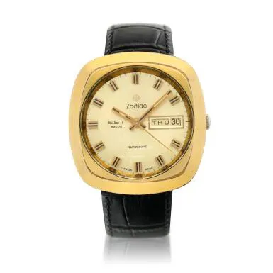 Zodiac SST 36000 38mm Yellow gold Champagne