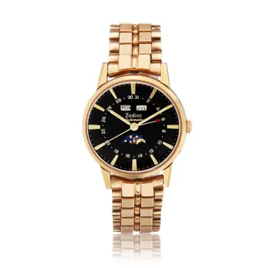 Zodiac 34mm Gold-plated Black