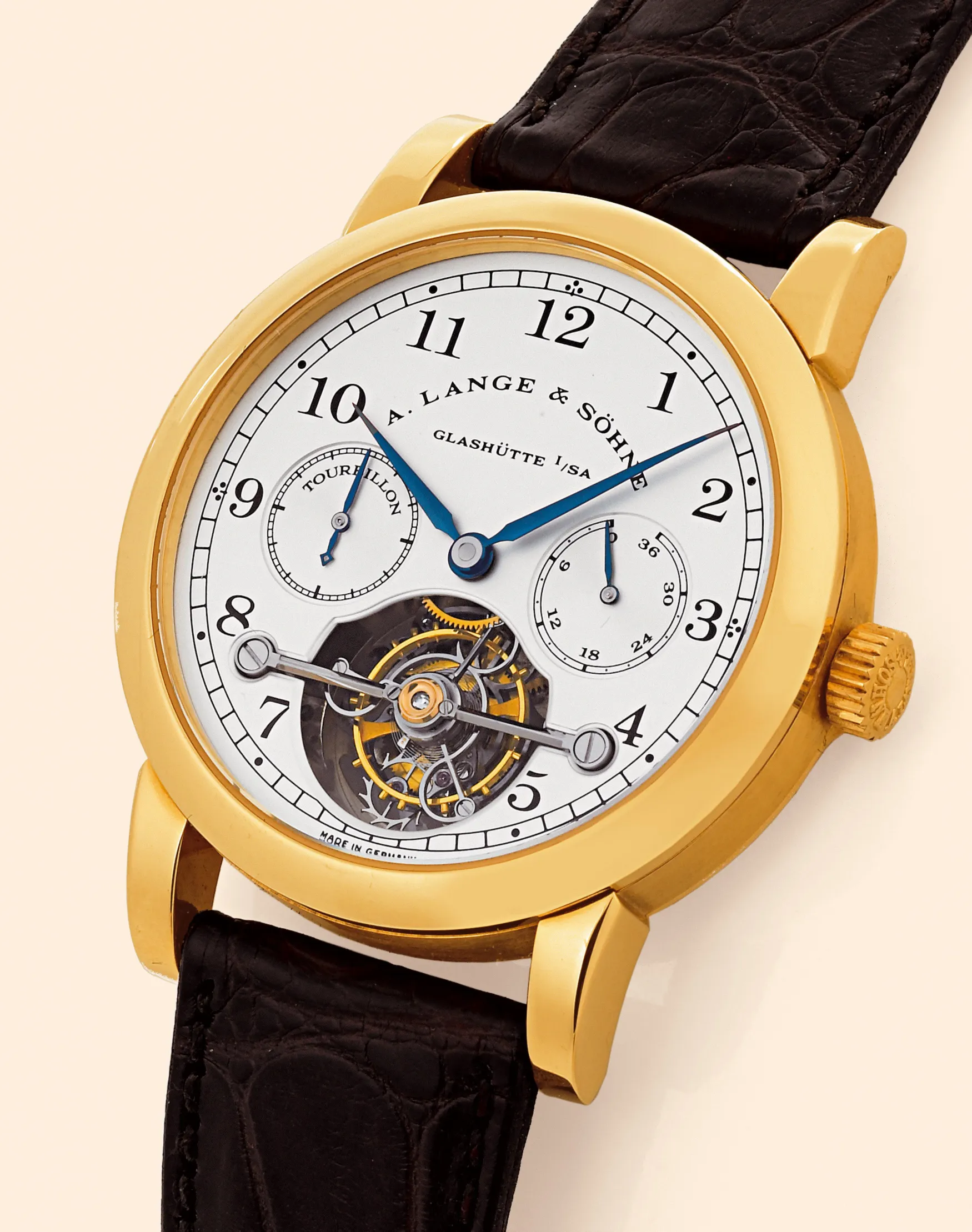 A. Lange & Söhne 701.001 38mm Yellow gold Silver