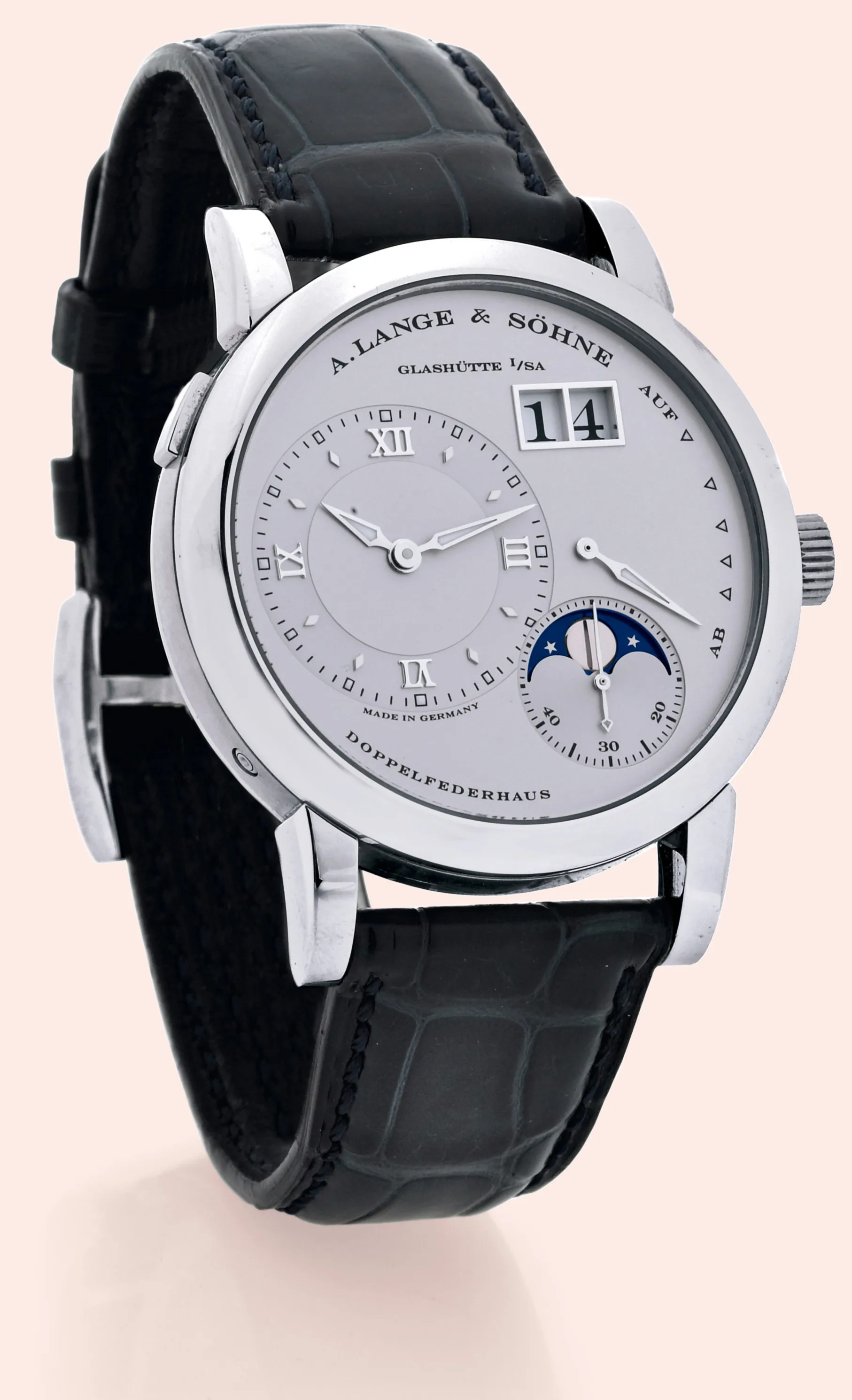 A. Lange & Söhne 109.025 38mm Platinum Silver