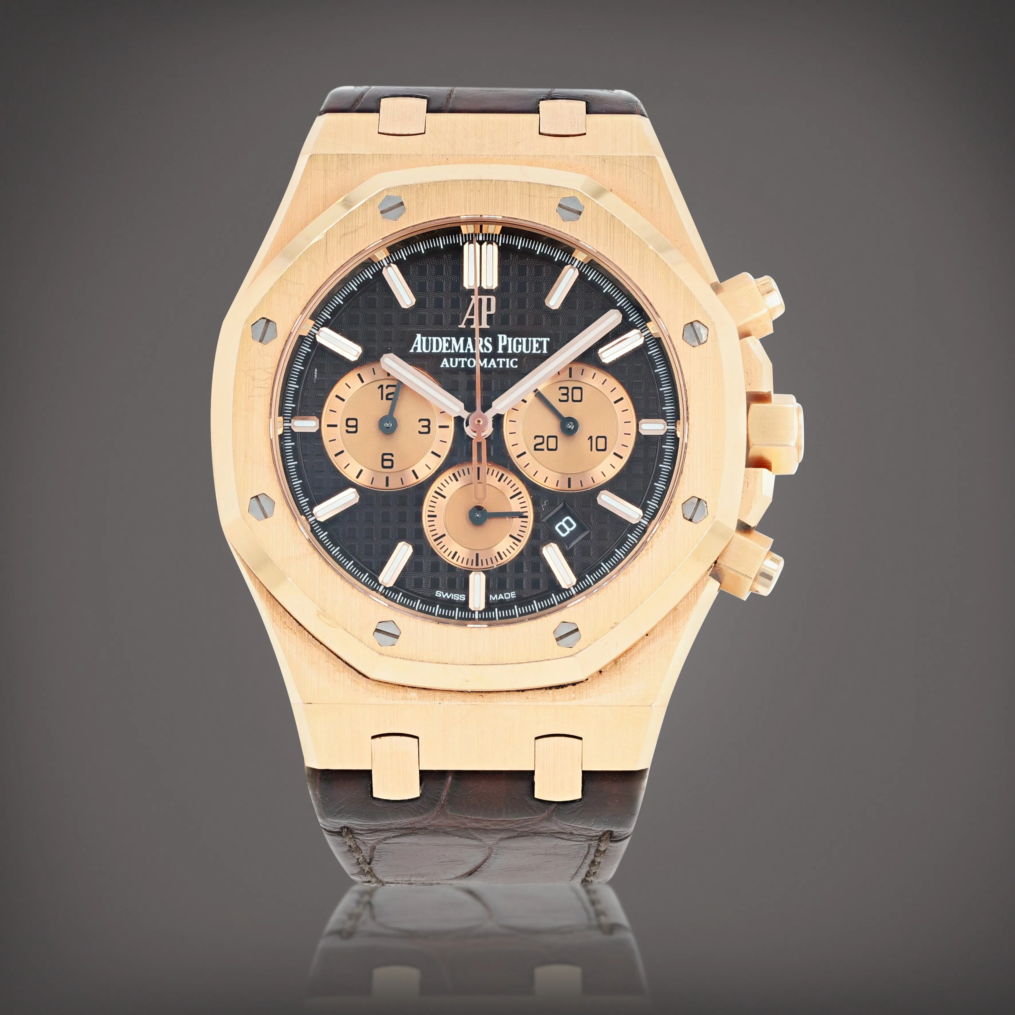 Audemars Piguet Royal Oak 26331OR.OO.D821CR.01 41mm Rose gold Brown