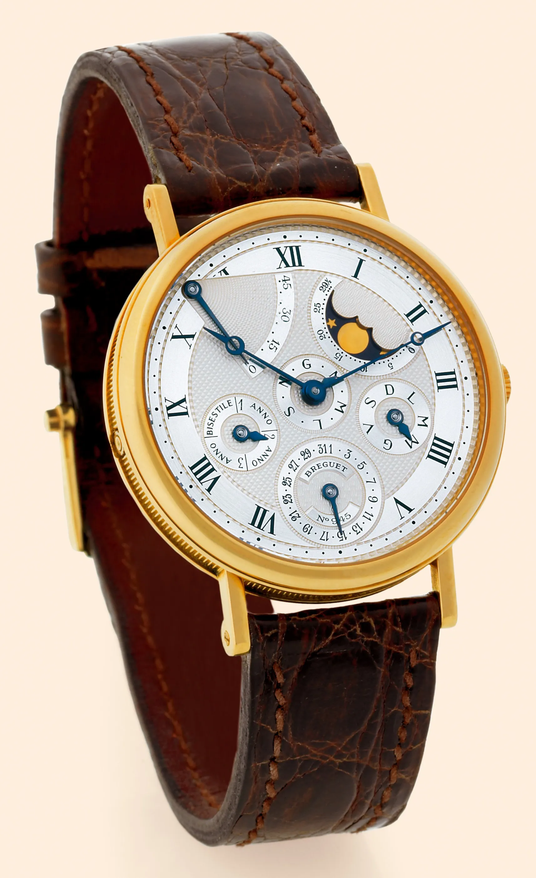 Breguet Classique 3310 36mm Yellow gold Silver