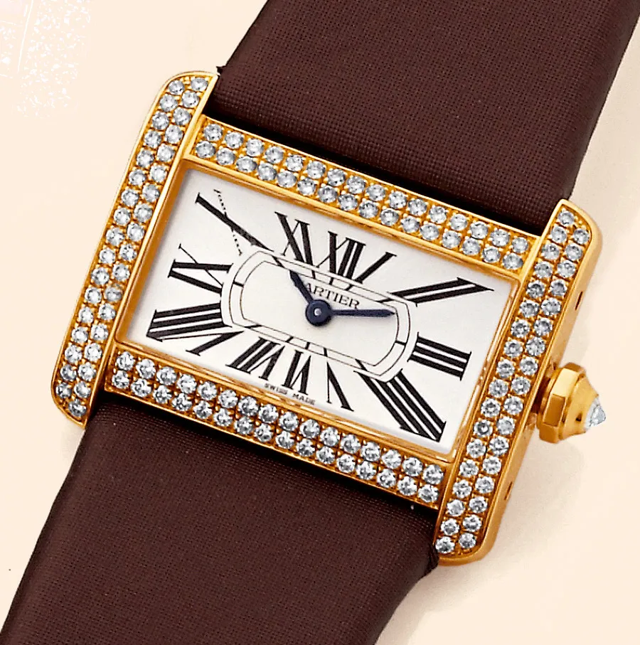 Cartier Tank 2601 31mm 18k yellow gold Silver