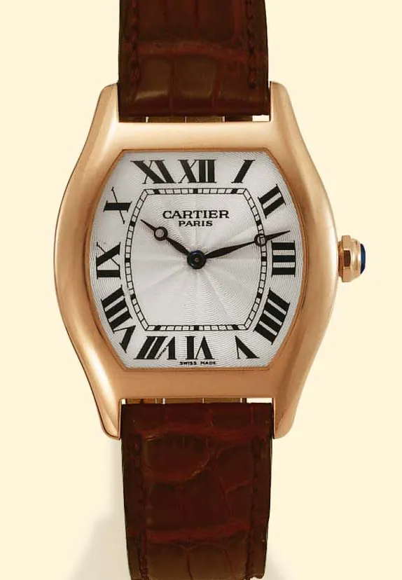 Cartier 2498 34mm Rose gold Silver