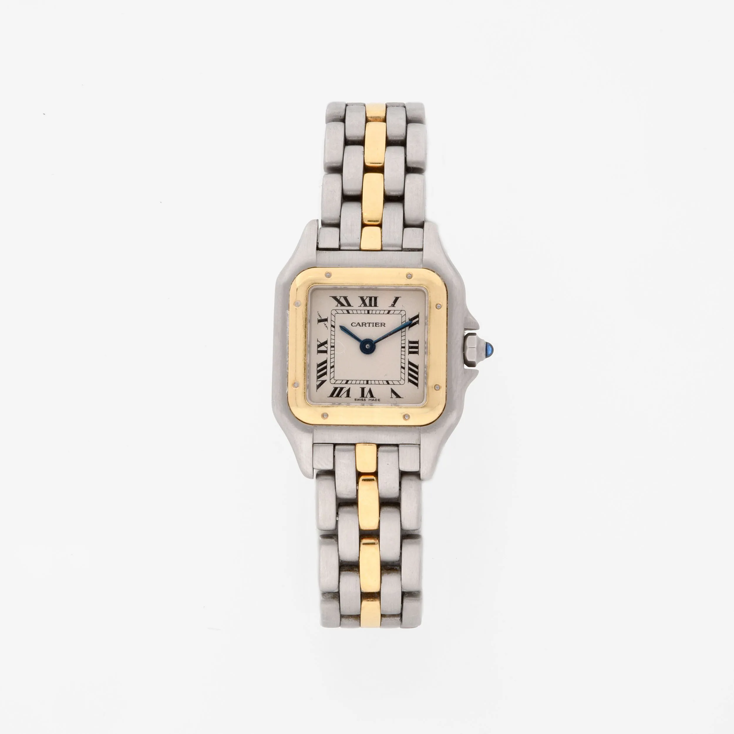 Cartier 1120 22mm Yellow gold and Stainless steel White