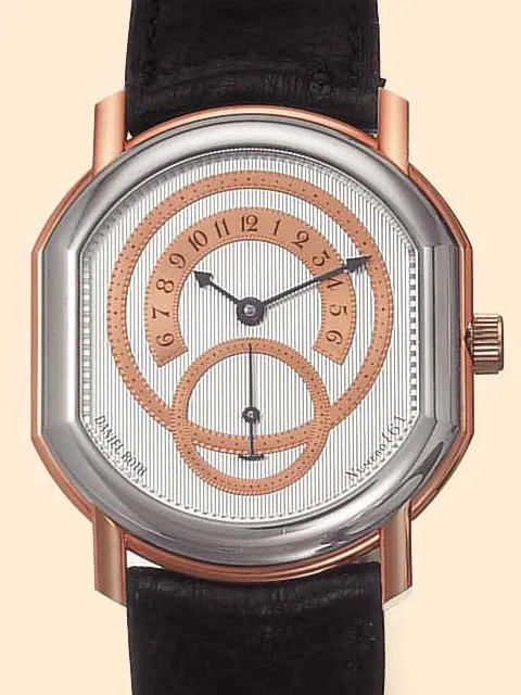 Daniel Roth Premier Retrograde 35mm Rose gold Silver