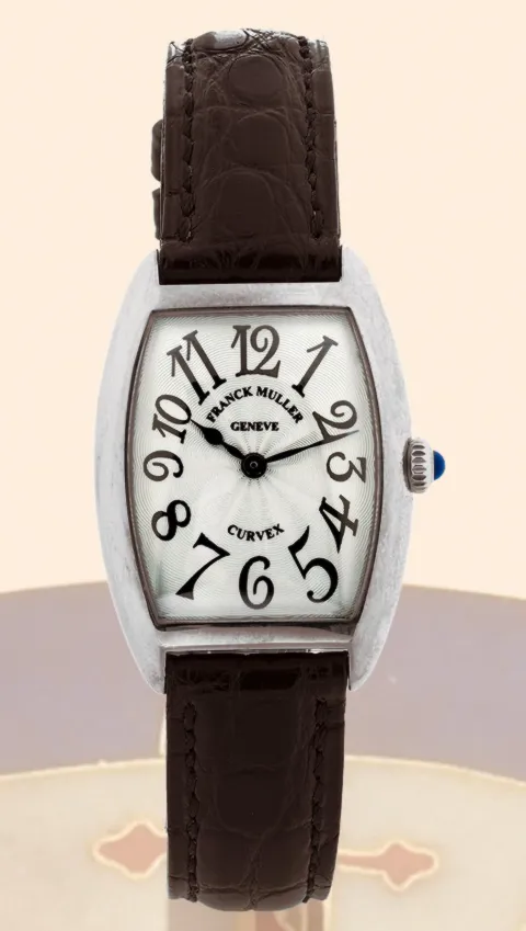 Franck Muller Cintree Curvex 1752 25mm White gold Silver