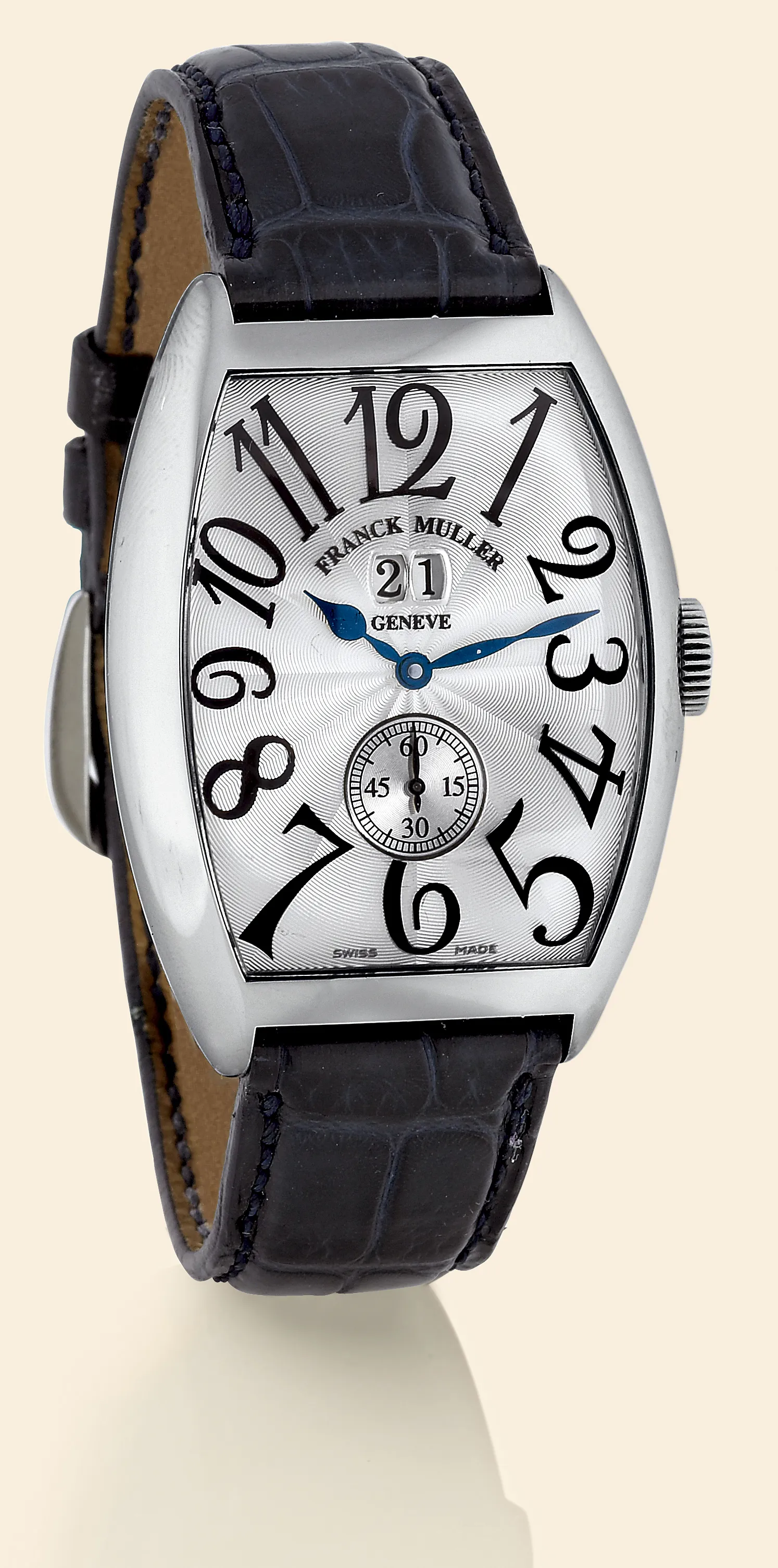 Franck Muller Cintree Curvex 6850 34mm Stainless steel Silver