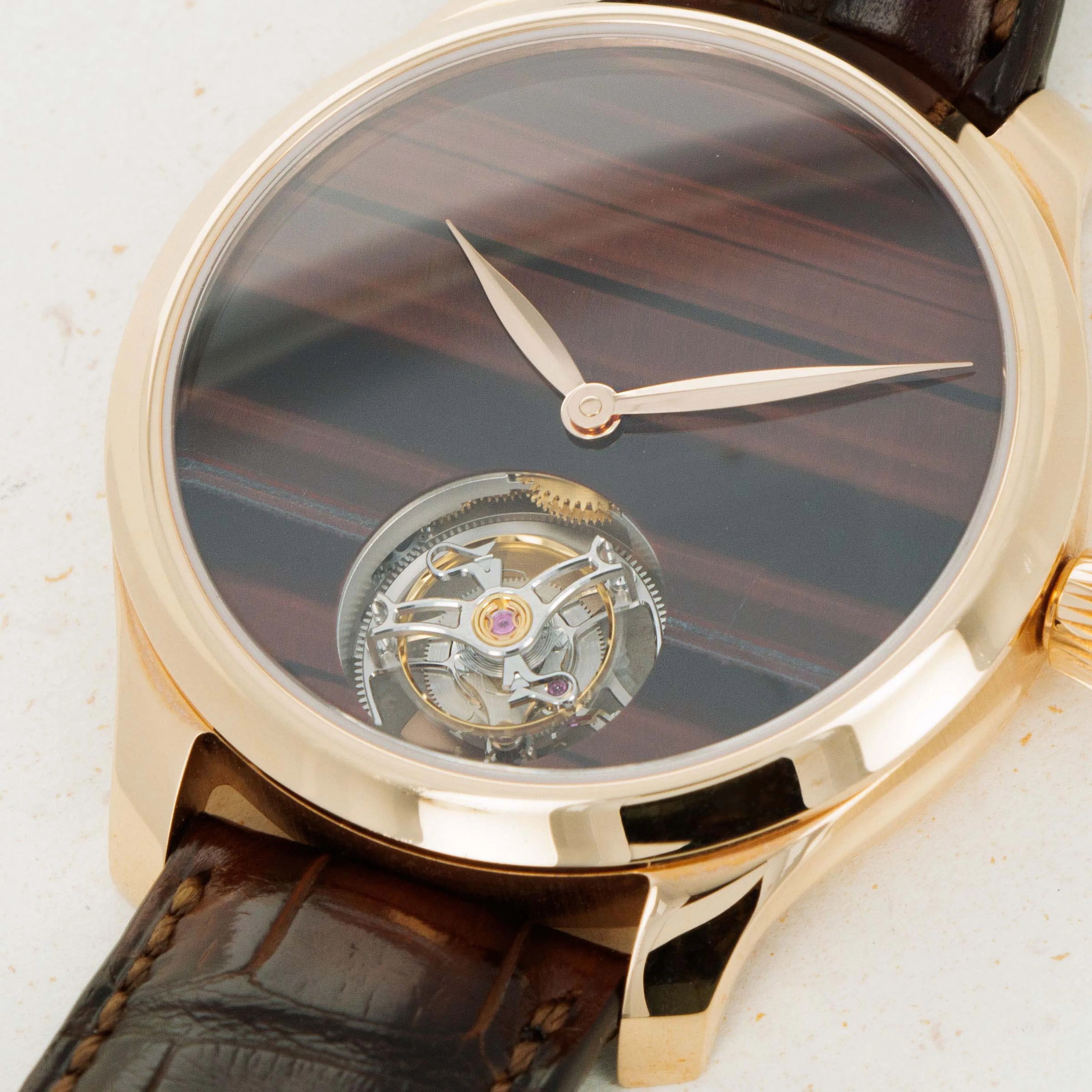 H. Moser & Cie. 1804-0401 40mm Rose gold Eye of tiger 2