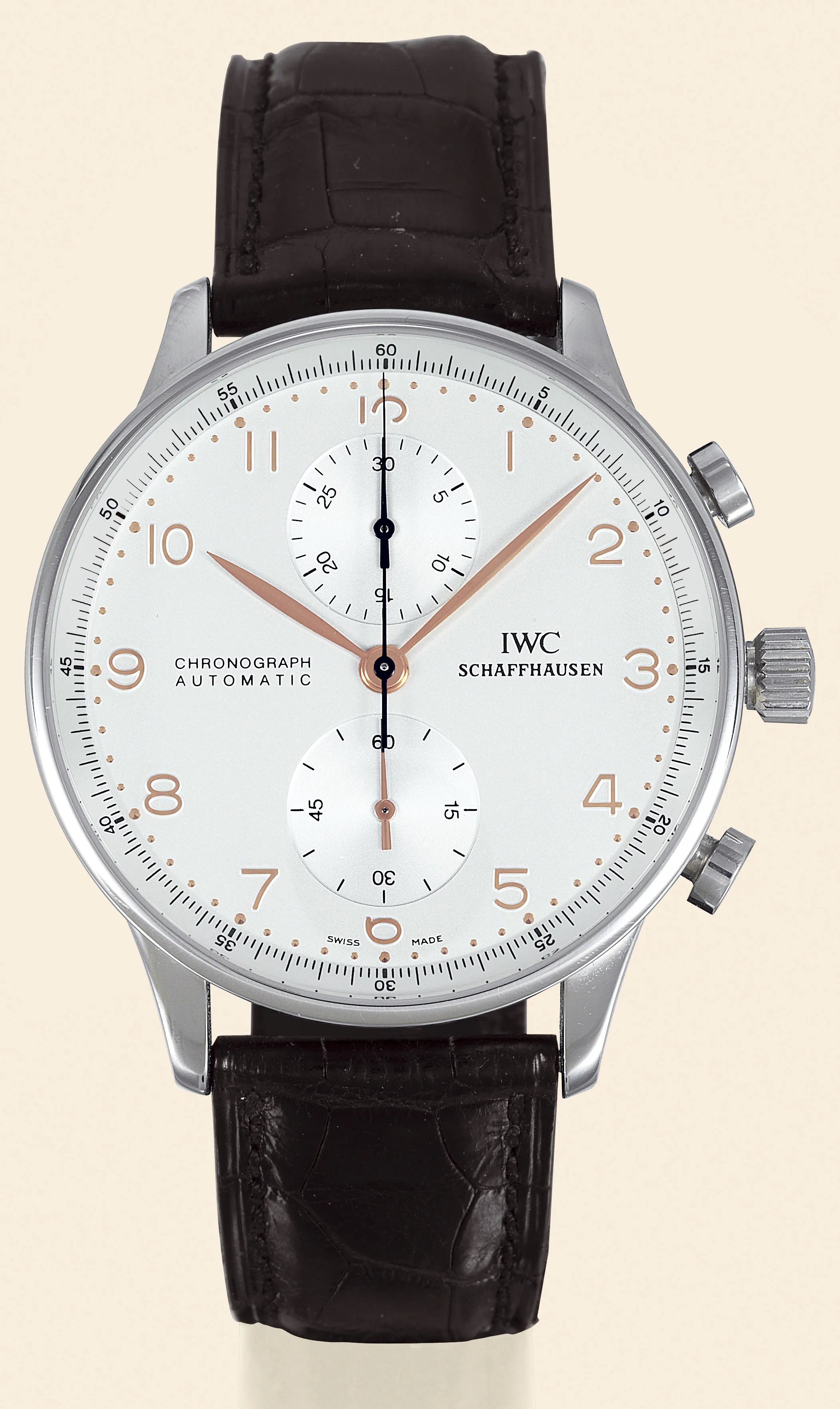 IWC Portuguese Chronograph 3714 41mm Stainless steel Silver