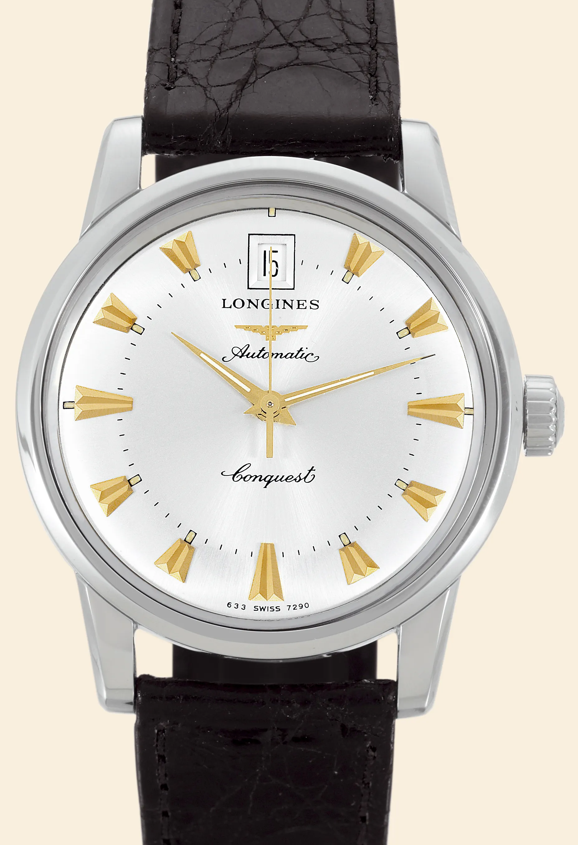 Longines Conquest 35mm Stainless steel Silver