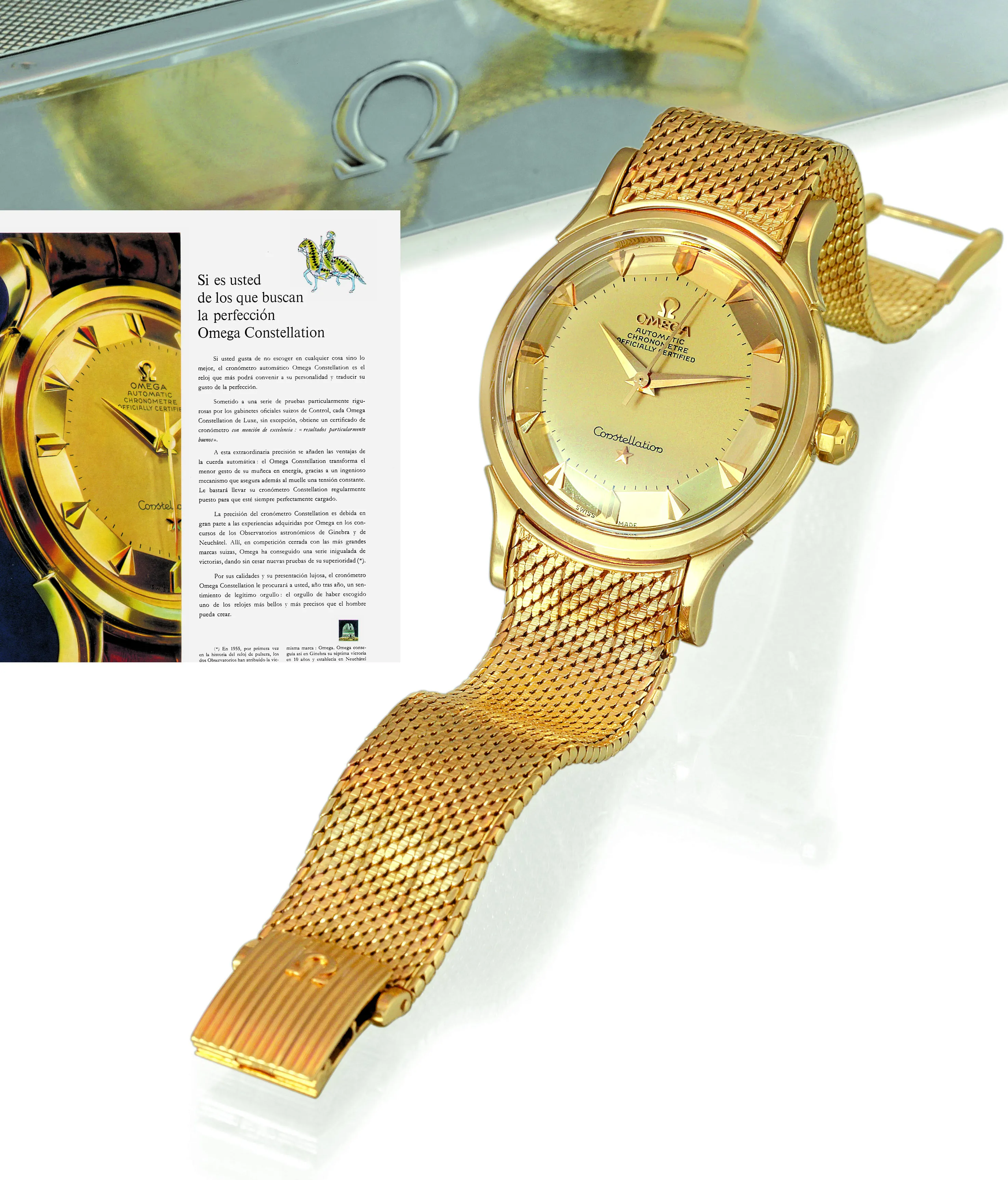 Omega Constellation 35mm Yellow gold Two-tone Gold