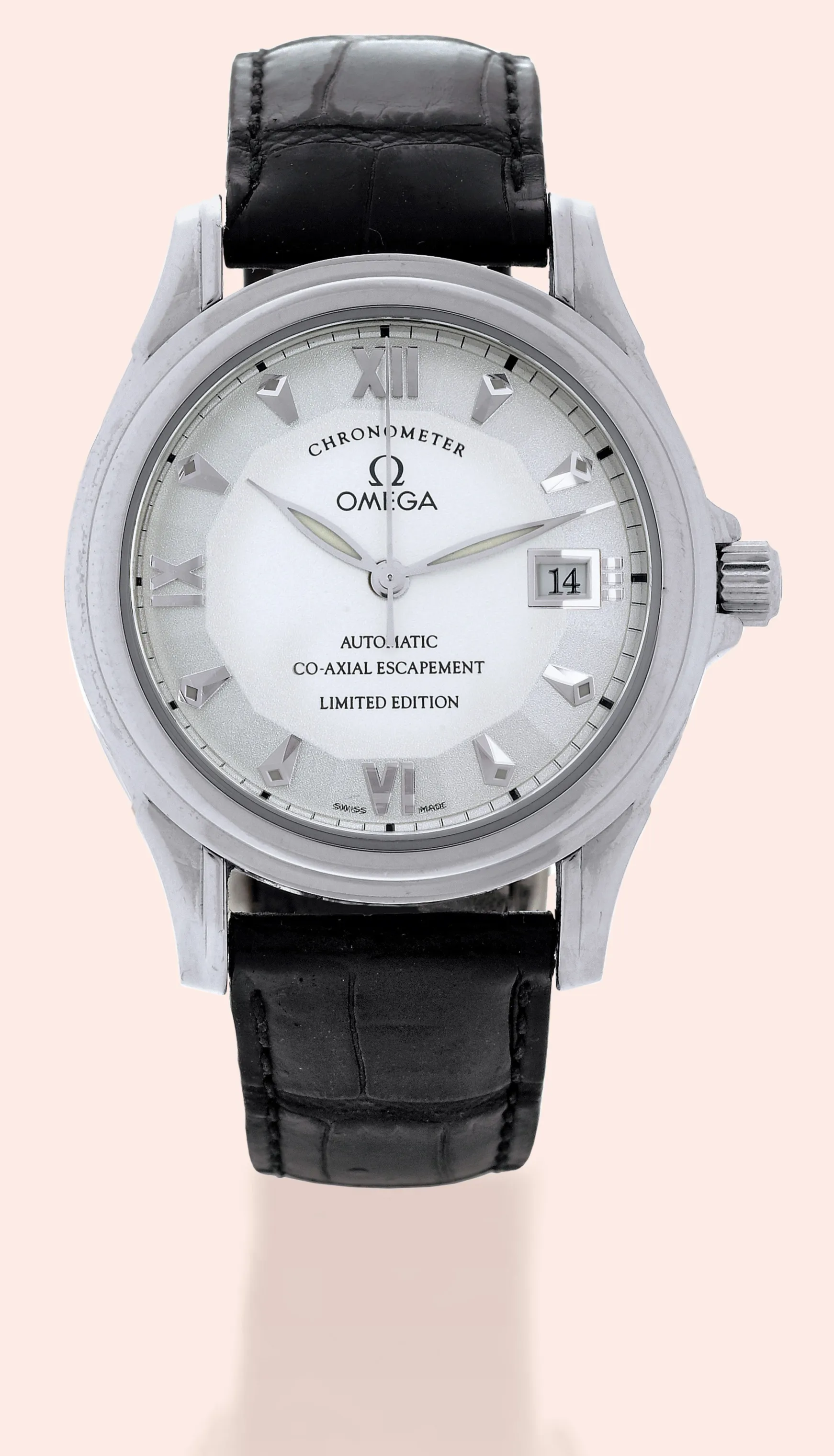 Omega De Ville 37mm White gold Silver